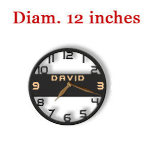 Custom Multiple Time Zone Clock | Size 8"-12" (20 - 30 cm) | for Far-Flung Families or Offices