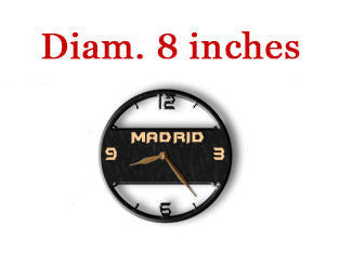 Custom Multiple Time Zone Clock | Size 8"-12" (20 - 30 cm) | for Far-Flung Families or Offices