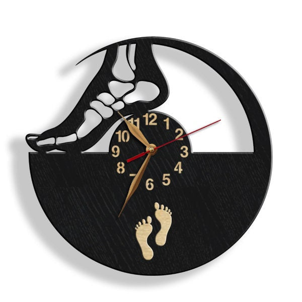 podiatry-doctor-gift-wall-clock