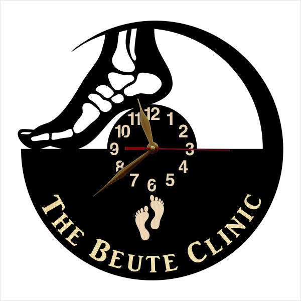 podiatrist-room-Orthopedic-center-decoration-wall-clock